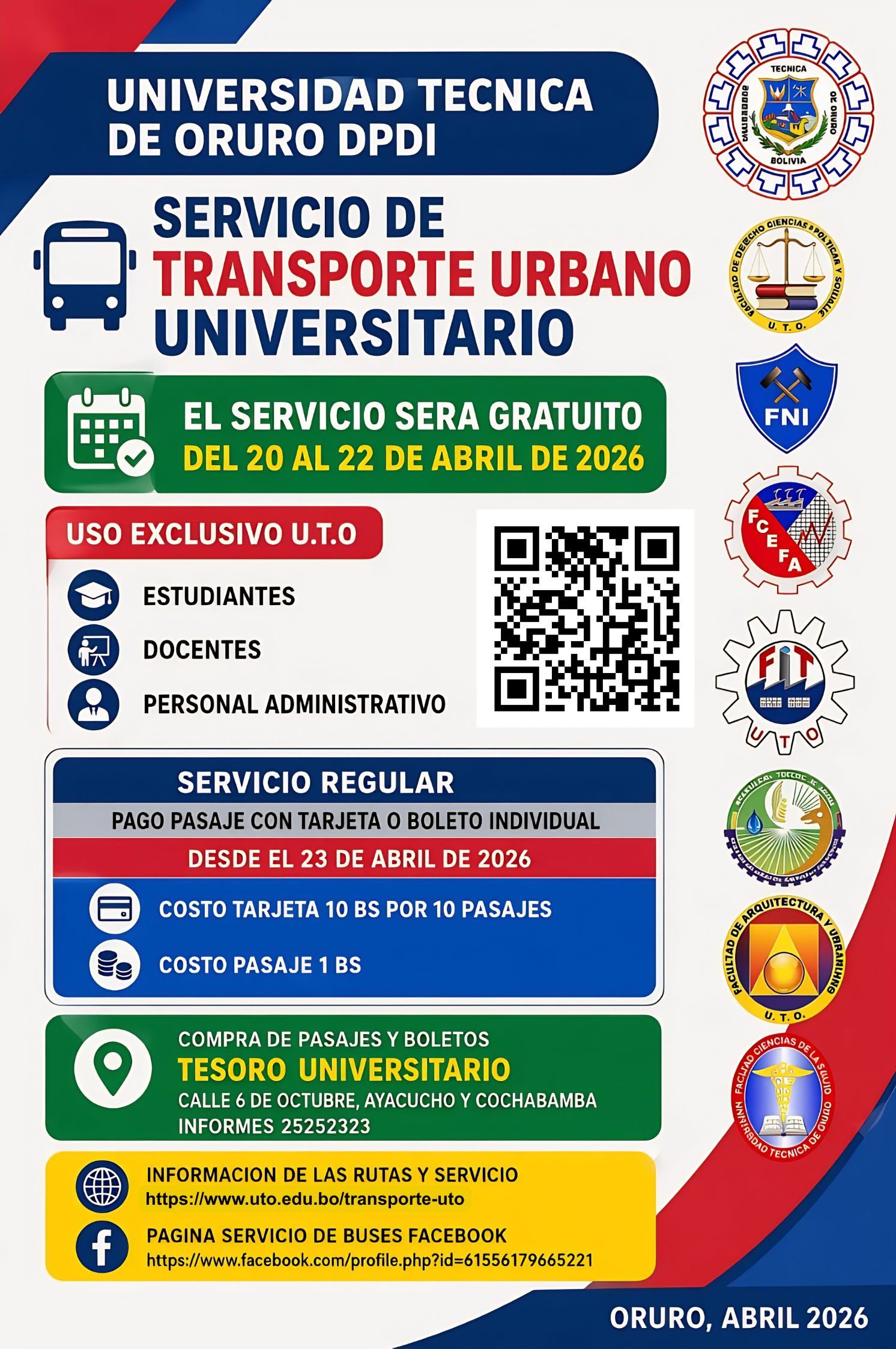 Servicio de Transporte Universitario UTO