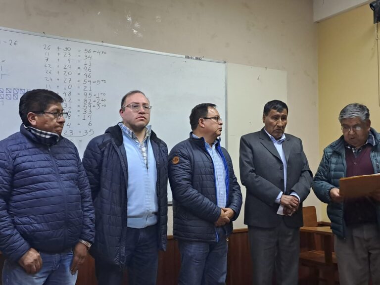 El TEU proclama oficialmente a los docentes delegados de la UTO para el XIV Congreso Nacional de Universidades en Pando