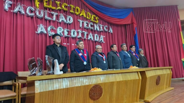 Cinco carreras de la Facultad Técnica de la UTO logran la acreditación nacional otorgada por el CEUB