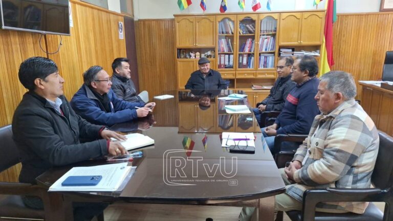 UTO y la SIB sostienen reunión estratégica para impulsar proyectos de desarrollo regional