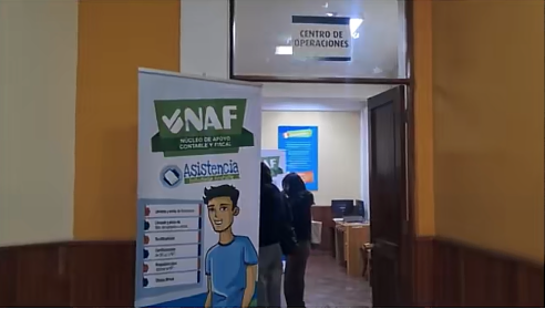 Universitarios de Contaduría Pública de la UTO brindan orientación tributaria a la población en las oficinas NAF